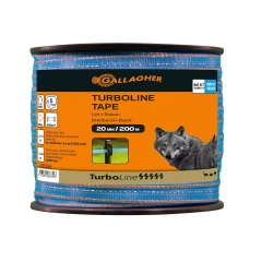 Gallagher TurboLine Lint 20mm Blauw 200m 