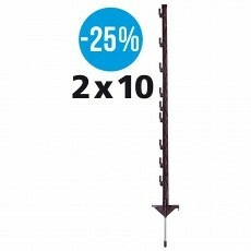 Gallagher Duopack Vario paal terra 1,00m (2x10)