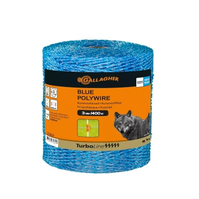 Gallagher TurboLine kunststofdraad blauw 400m